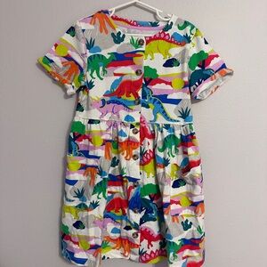 Biden Girls Dinosaur Dress